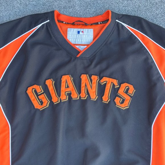 VTG Men's San Francisco Giants Genuine Merchandise Pullover Windbreaker Size 2XL - Picture 3 of 13